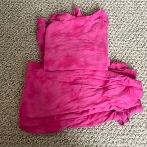 Old Navy Matching Pink Tie-Dye Sweatshirt and Jogger Sweatpants